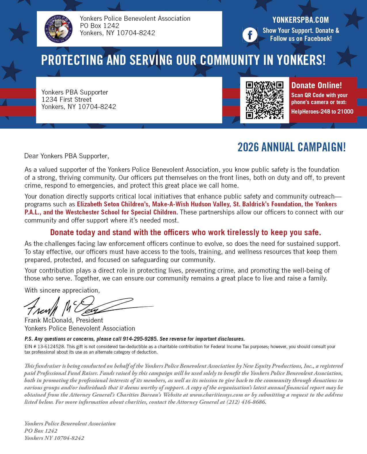 Donation Letter